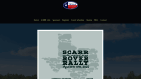 What Scarrtexasrovers.com website looked like in 2020 (4 years ago)