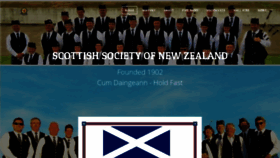 What Scottishsocietyofnz.com website looked like in 2020 (4 years ago)