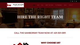 What Samborskyhomes.com website looked like in 2020 (4 years ago)