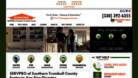 What Servprosoutherntrumbullcounty.com website looked like in 2020 (4 years ago)