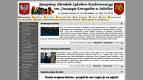 What Soswsokolka.pl website looked like in 2020 (4 years ago)