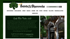What Saintsandshamrocks.com website looked like in 2020 (4 years ago)
