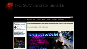 What Shadowrun.es website looked like in 2020 (4 years ago)