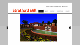 What Stratfordmill.com website looked like in 2020 (4 years ago)