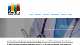 What Scarsdalepediatrics.com website looked like in 2020 (4 years ago)