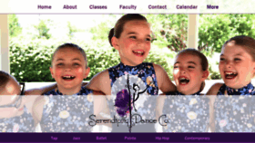 What Serendipitydanceco.com website looked like in 2020 (4 years ago)