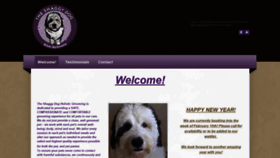 What Shaggydogholisticgrooming.com website looked like in 2020 (4 years ago)