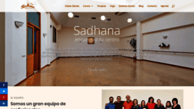 What Sadhanavalencia.es website looked like in 2020 (4 years ago)