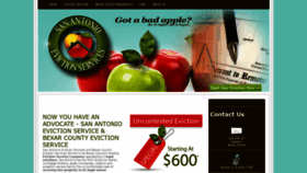 What Sanantonioevictions.com website looked like in 2020 (4 years ago)