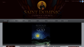 What St-dominic.org website looked like in 2020 (6 years ago)