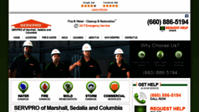 What Servprocolumbia.com website looked like in 2020 (4 years ago)