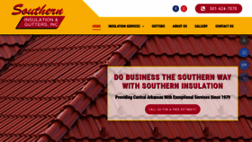 What Southerninsulationandgutter.com website looked like in 2020 (4 years ago)