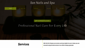 What Sunnailsandspalawrenceville.com website looked like in 2020 (4 years ago)