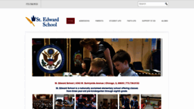 What Stedwardchicago.org website looked like in 2020 (4 years ago)
