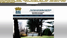What Shedkingsheds.com website looked like in 2020 (4 years ago)
