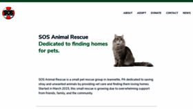 What Sos-animalrescue.org website looked like in 2020 (4 years ago)