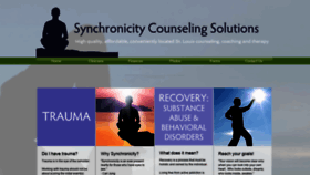 What Synchronicitysolutions.org website looked like in 2020 (4 years ago)
