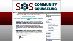 What Soscounseling.org website looked like in 2020 (4 years ago)