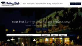 What Southernrealtyofhotsprings.com website looked like in 2020 (4 years ago)