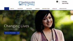 What Satellitefamilydentistry.com website looked like in 2020 (4 years ago)