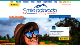 What Smilecolodental.com website looked like in 2020 (4 years ago)
