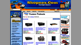 What Shopnex.com website looked like in 2020 (4 years ago)