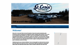 What Stcroixautoparts.com website looked like in 2020 (4 years ago)