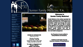 What Sumterfamilymedicine.com website looked like in 2020 (4 years ago)