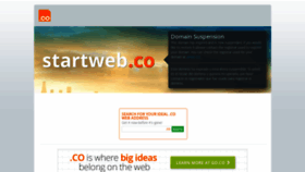 What Startweb.co website looked like in 2020 (4 years ago)