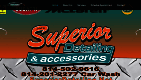 What Superiordetailing.net website looked like in 2020 (4 years ago)