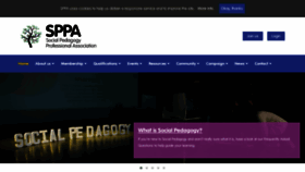 What Sppa-uk.org website looked like in 2020 (4 years ago)