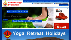 What Syfyoga.com website looked like in 2020 (4 years ago)