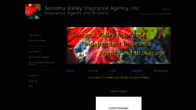 What Sonomavalleyinsurance.com website looked like in 2020 (4 years ago)