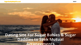 What Sugardaddybabyuk.co.uk website looked like in 2020 (4 years ago)