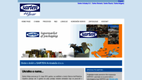 What Sarten.rs website looked like in 2020 (6 years ago)