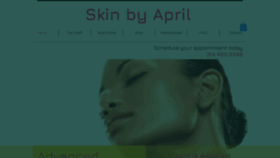 What Skinbyapril.com website looked like in 2020 (4 years ago)