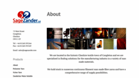 What Sagezander.com website looked like in 2020 (4 years ago)