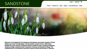 What Sandstonehoa.com website looked like in 2020 (4 years ago)