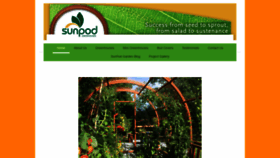 What Sunpodgreenhouses.com website looked like in 2020 (4 years ago)