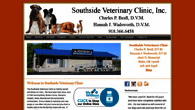What Southsideveterinaryclinic.com website looked like in 2020 (4 years ago)