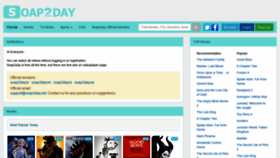 What Soap2day.to website looked like in 2020 (4 years ago)