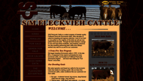 What Smfleckvieh.com website looked like in 2020 (4 years ago)