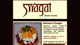 What Swagatindiancuisine.co.uk website looked like in 2020 (4 years ago)