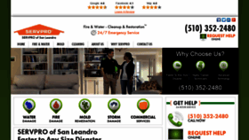 What Servprosanleandro.com website looked like in 2020 (4 years ago)