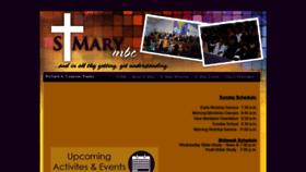 What Stmarybaptist.org website looked like in 2020 (4 years ago)