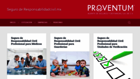 What Seguroderesponsabilidadcivil.mx website looked like in 2020 (4 years ago)