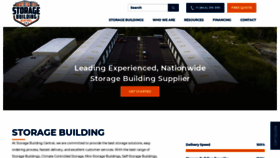 What Storagebuildingcentral.com website looked like in 2020 (4 years ago)