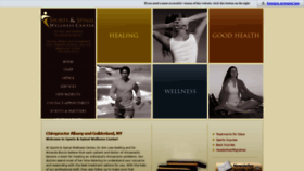 What Sportsandspinalwellness.com website looked like in 2020 (4 years ago)