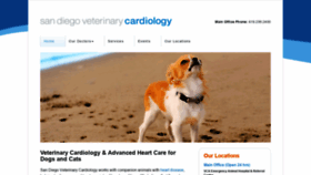 What Sandiegoveterinarycardiology.com website looked like in 2020 (4 years ago)
