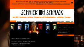 What Schnick-schnack.com website looked like in 2020 (4 years ago)